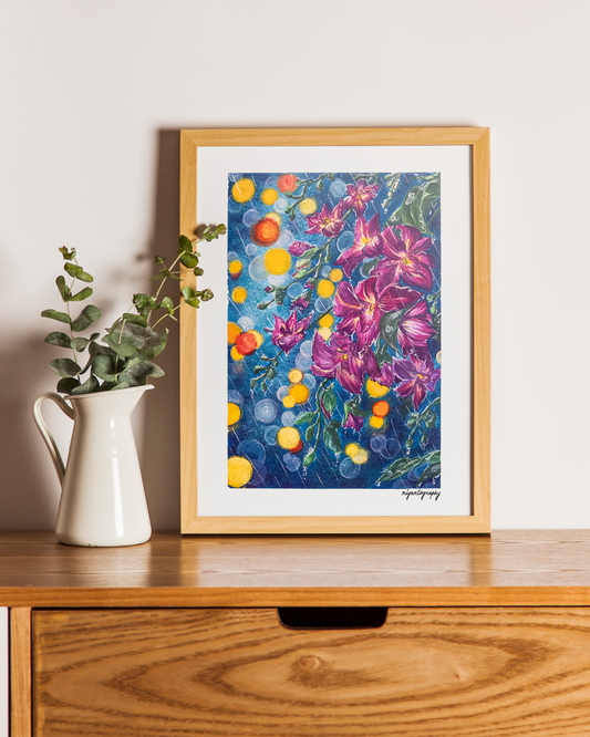 Orchids on a Rainy Day