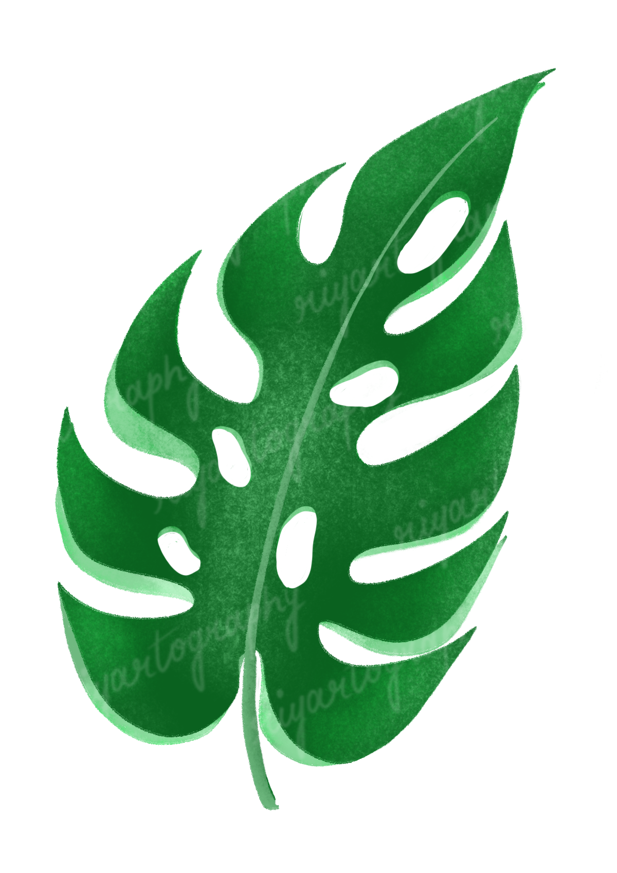 Monstera B - Sticker