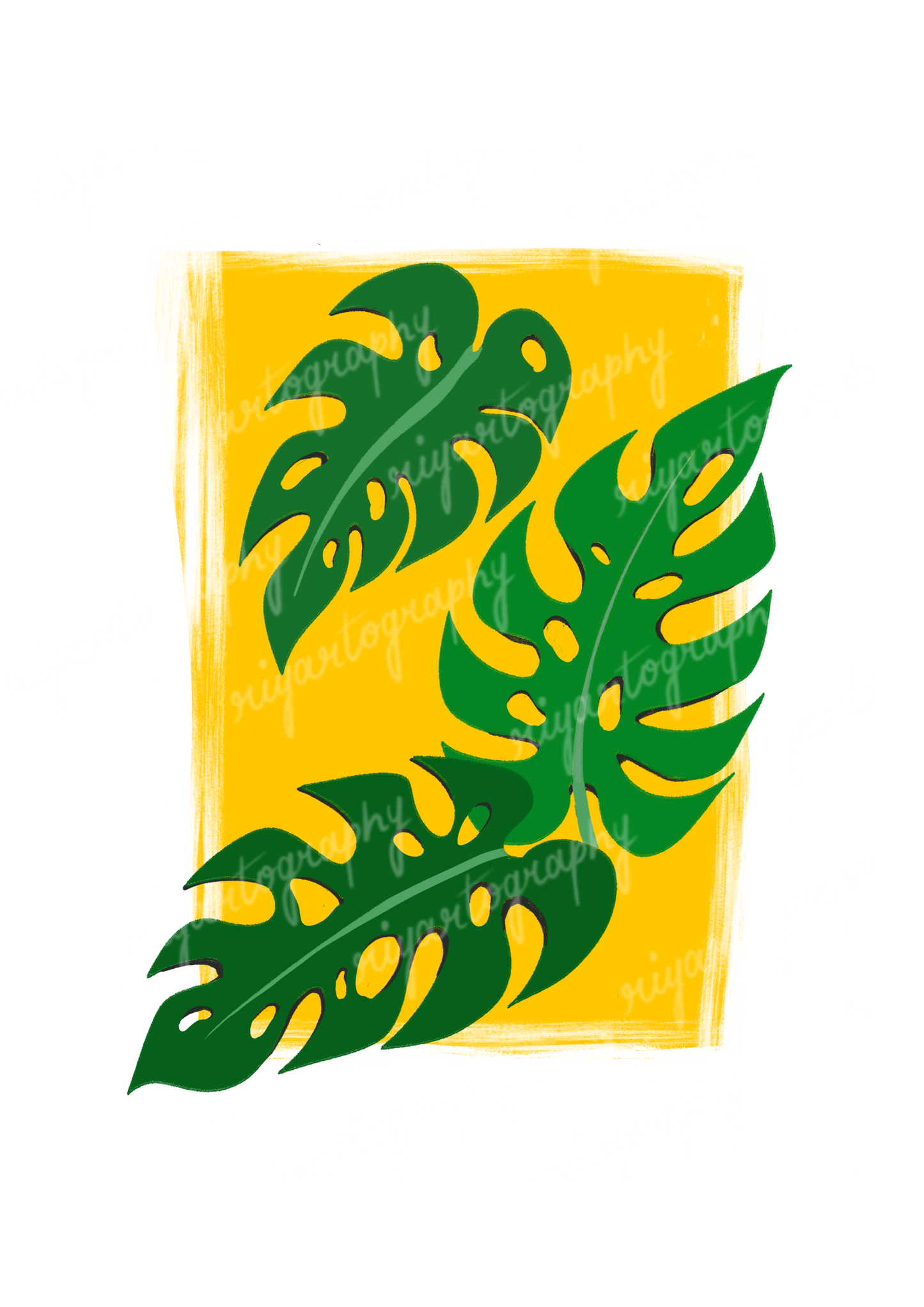 Monstera C - Sticker