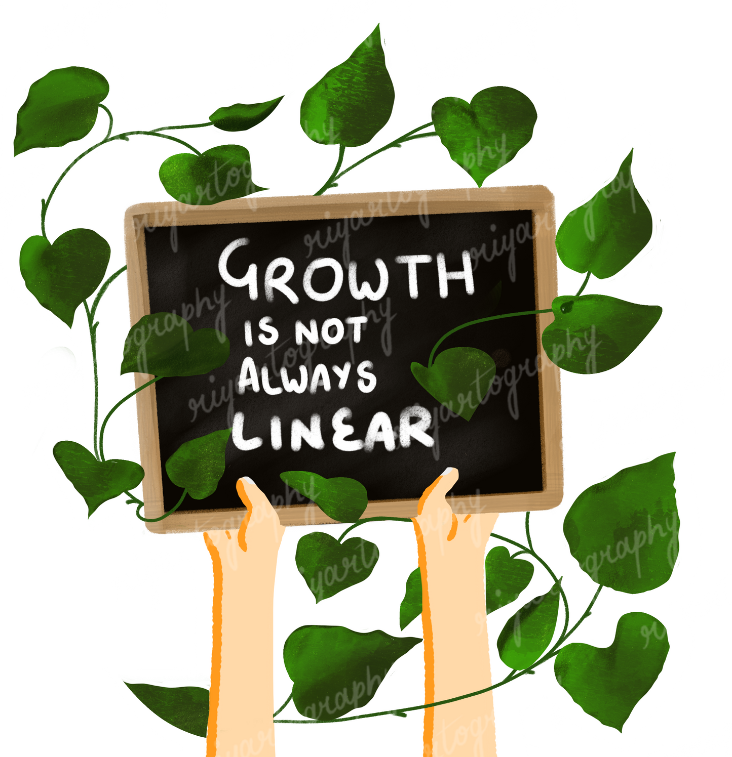 Growth Sign - Sticker
