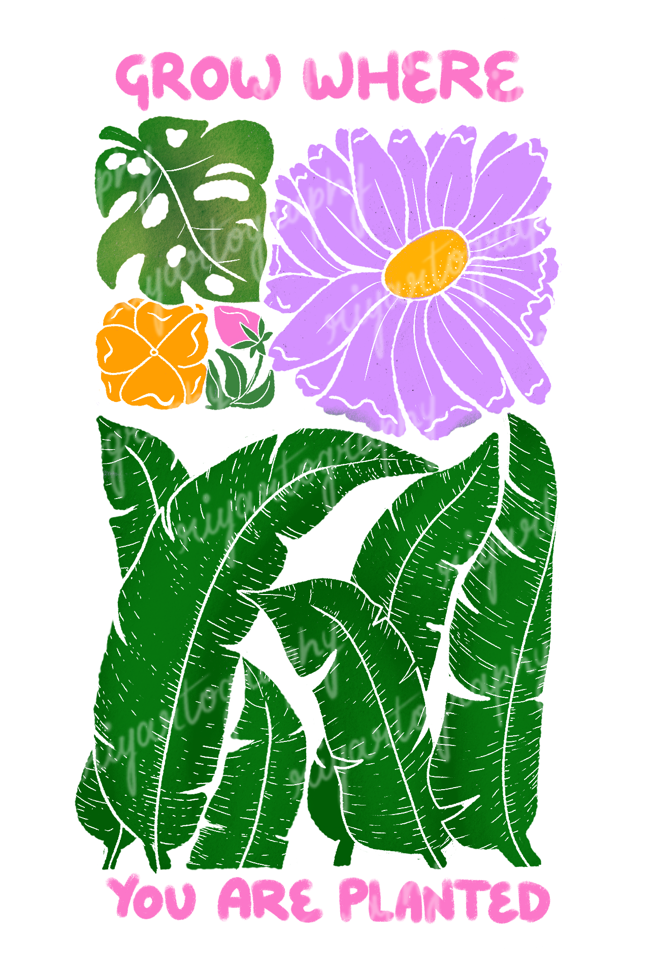 Grow Where You Are Planted - Sticker